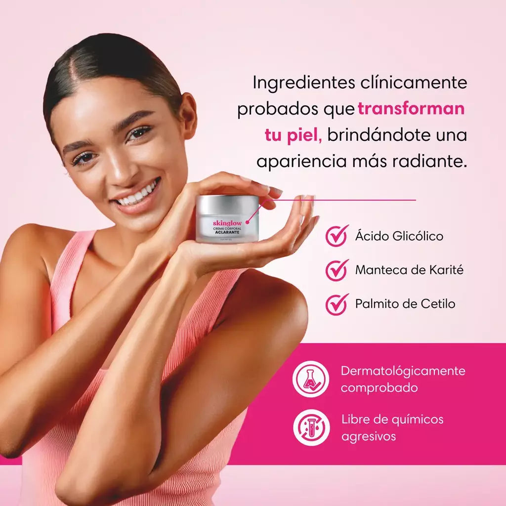 SKINGLOW Crema Aclarante Corporal